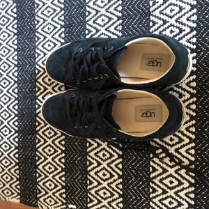 UGG Woman’s Black Suede Sneakers